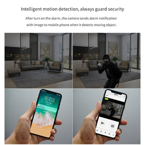 CAMSOY S6 HD 1280 x 720P 70 Degree Wide Angle Wearable Wireless WiFi Intelligent Surveillance Camera, Support Infrared Right Vision & Motion Detection Alarm & Loop Recording, S6 White laboratorydeal