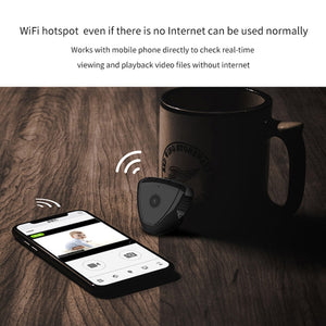 CAMSOY S6 HD 1280 x 720P 70 Degree Wide Angle Wearable Wireless WiFi Intelligent Surveillance Camera, Support Infrared Right Vision & Motion Detection Alarm & Loop Recording, S6 White laboratorydeal