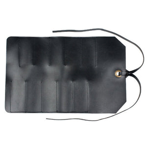 CL97 Multi - Function Toolkit Bundled Leather Tool Bag Double Thickened Two - Purpose Wrench Bag, Black, Brown - laboratorydeal