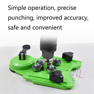 CY - 0125 Auxiliary Tool For Glass Tile Suction Cup Opening Locator, Style:, Single Handle, Double Handle - laboratorydeal