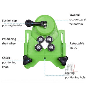 CY - 0125 Auxiliary Tool For Glass Tile Suction Cup Opening Locator, Style:, Single Handle, Double Handle - laboratorydeal