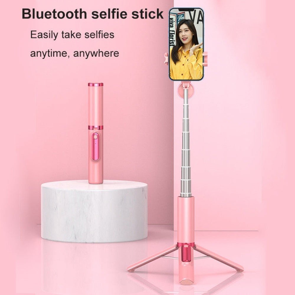 CYKE AB202 Phantom All - In - One Bluetooth Mobile Phone Selfie Stick Desktop Live Broadcast Bracket Fill Light Tripod - laboratorydeal