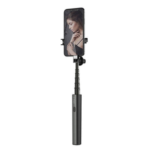 CYKE P9 Universal Stretchable Hidden One - piece Wireless Bluetooth Selfie Stick - laboratorydeal