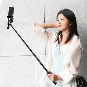 CYKE P9 Universal Stretchable Hidden One - piece Wireless Bluetooth Selfie Stick - laboratorydeal