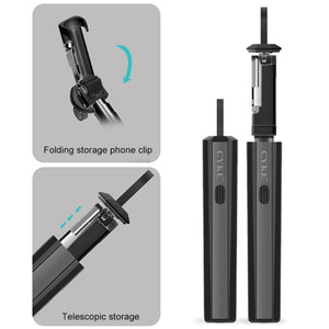 CYKE P9 Universal Stretchable Hidden One - piece Wireless Bluetooth Selfie Stick - laboratorydeal