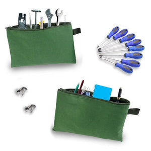 Canvas Hardware Toolkit Multifunctional Portable Carry - on Electrician Storage Bag - laboratorydeal