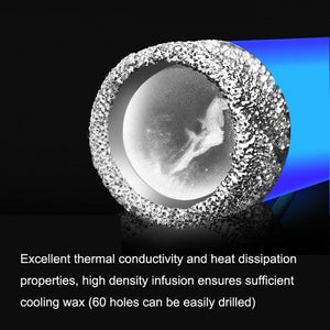 Ceramic Glass Hole Opener Domestic Marble Hole Puncher, Punch Diameter: 16mm, 6mm, 8mm, 10mm, 12mm, 14mm, 16mm - laboratorydeal