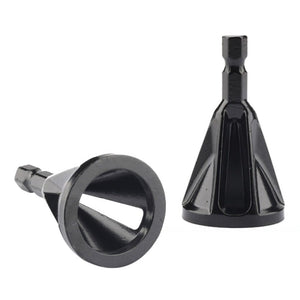 Chamfer Stainless Steel Deburring External Chamfer Tool Hexagonal Handle Three-slot Chamfer, Three-slot Chamfer (Black)