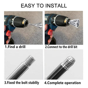 Chamfer Stainless Steel Deburring External Chamfer Tool Hexagonal Handle Three-slot Chamfer, Three-slot Chamfer (Black)