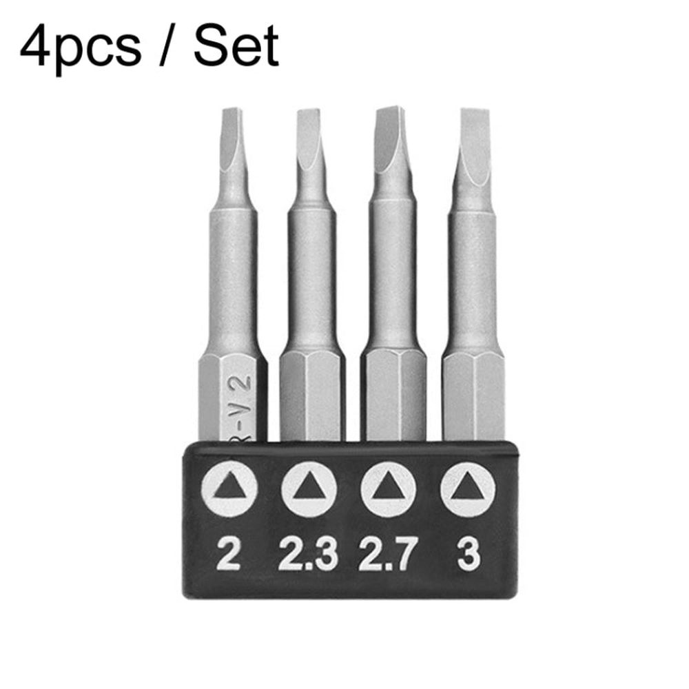 Chrome Vanadium Steel Bit Set Appliance Repair Electrical Drill Accessories With Magnetic, 4pcs / Set Triangle, 4pcs / Set Y - Shaped, 4pcs / Set U - Shaped, 5pcs / Set Triangular Plum Blossom, 5pcs / Set Profile Bit, 7pcs / Set Profile Bit
