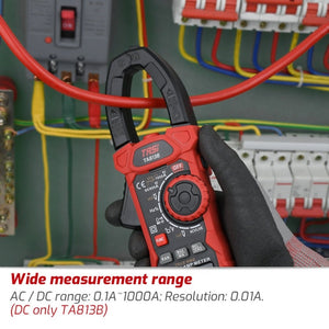 Clamp Meter High Accuracy AC DC Voltage Ammeter, TASI TA813A, TASI TA813B