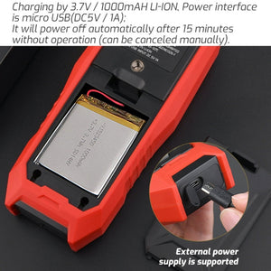 Cumbelo Gas Detector Portable Gas Testing Instrument Natural Gas Discovery Detective, TASI TA702A Simulation Bar Display, TASI TA702B Simulation Bar+Digital Display