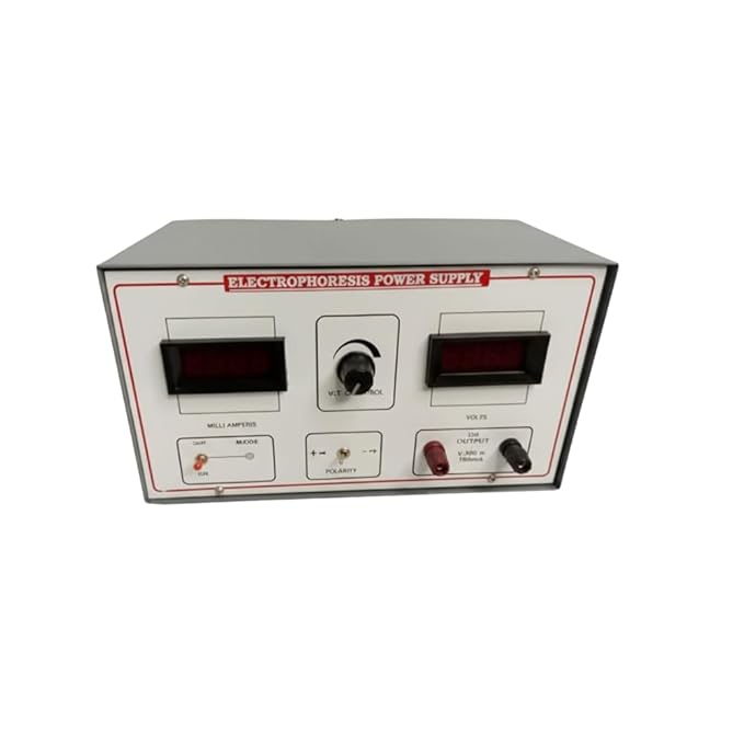 Electrophoresis Power Supply – Adjustable Voltage & Current for Lab Experiments, DNA/RNA Gel Separation, Safe & Reliable Scientific Equipment