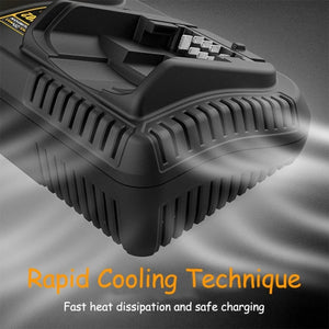 DCB102 For DeWalt 10.8V - 20V Lithium Battery Dual Charger, US, EU, UK, AU - laboratorydeal