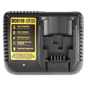 DCB118 For Dewalt 12V - 20V Electric Tool Battery Charger, US (Black), EU (Black), UK (Black), AU (Black), US (Yellow), EU (Yellow), UK (Yellow), AU (Yellow) - laboratorydeal