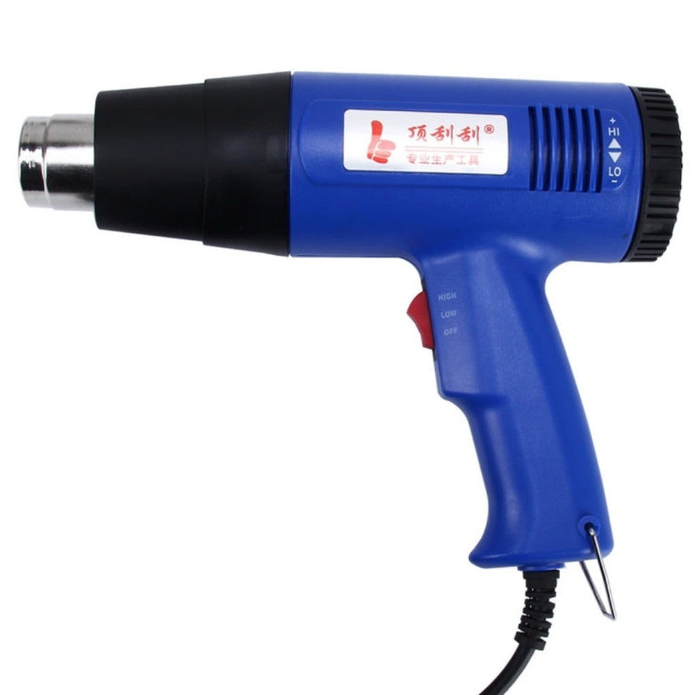 DINGGUAGUA 1800W Industrial Heavy Duty Professional Adjustable Temperature Heat Air Gun Tool, 50 to 650 Degrees US Plug