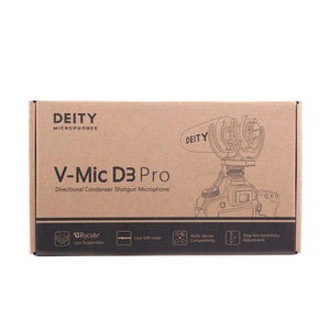 Deity V - Mic D3 Pro Directional Condenser Shotgun Microphone with Shock Mount, V - Mic D3 Pro - laboratorydeal