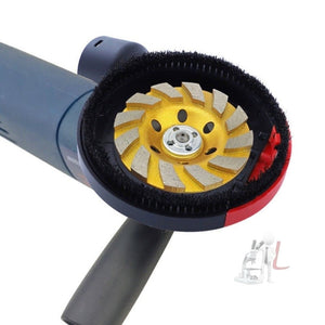 Diamond Grinding Wheel Stone Concrete Angle Grinder Dust Cover, Type 100 Dust Cover, Type 100 Dust Cover+2m Dust Pipe, Type 125 Dust Cover, Type 125 Dust Cover+2m Dust Pipe - laboratorydeal