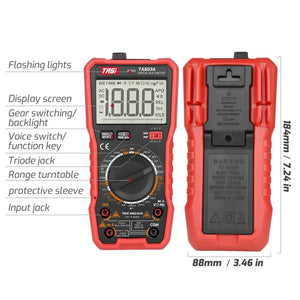Digital High Precision Multimeter Digital Display Household Multifunction Electrician Multimeter, TASI TA803A, TASI TA803B, TASI TA803C
