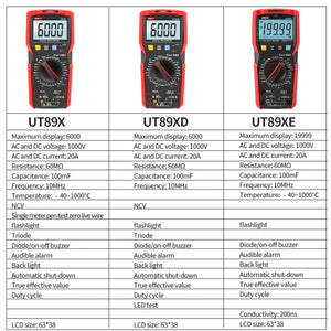 Digital High-Precision Multimeter Digital Display Multi-Meter, UNI-T UT89X, UNI-T UT89XE laboratorydeal