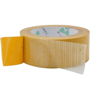 Double - sided Fiberglass Grid Sticky Adhesive Fiber Transparent Mesh Tape, 2 PCS 5mmx50 m, 8mmx50 m, 10mmx50 m, 15mmx50 m, 20mmx50 m, 25mmx50 m, 30mmx50 m, 40mmx50 m, 50mmx50 m - laboratorydeal