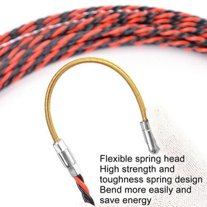 Dual Color Pipe Threading Puller Electrician Manual Threader, 5m Flat Head, 10m Flat Head, 15m Flat Head, 20m Flat Head, 25m Flat Head, 30m Flat Head, 5m Round Head, 10m Round Head, 15m Round Head, 20m Round Head, 25m Round Head, 30m Round Head - laboratorydeal