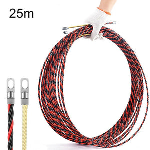 Dual Color Pipe Threading Puller Electrician Manual Threader, 5m Flat Head, 10m Flat Head, 15m Flat Head, 20m Flat Head, 25m Flat Head, 30m Flat Head, 5m Round Head, 10m Round Head, 15m Round Head, 20m Round Head, 25m Round Head, 30m Round Head - laboratorydeal