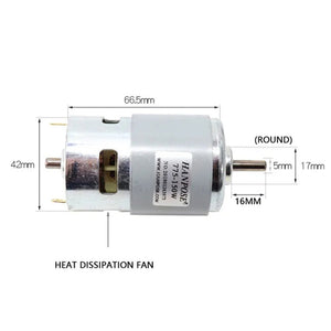 Durable Spindle DC Motor Lawn Mower Motor With Two Ball Bearing Rated, HANPOSE 775 - 80W, HANPOSE 775 - 150W, HANPOSE 775 - 200W, HANPOSE 775 - 288W - laboratorydeal