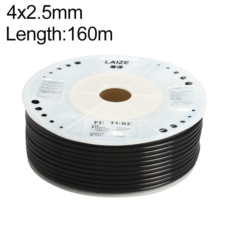 LAIZE Pneumatic Compressor Air Flexible PU Tube, 4x2.5mm, 160m, 4x2.5mm, 180m, 4x2.5mm, 200m, 6x4mm, 160m, 6x4mm, 180m, 6x4mm, 200m
