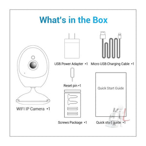 ESCAM QF006 3MP 1296P HD Indoor Wireless PTZ IP Camera IR Night Vision AI Humanoid Detection Home Security CCTV Monitor, AU Plug, UK Plug, EU Plug, US Plug