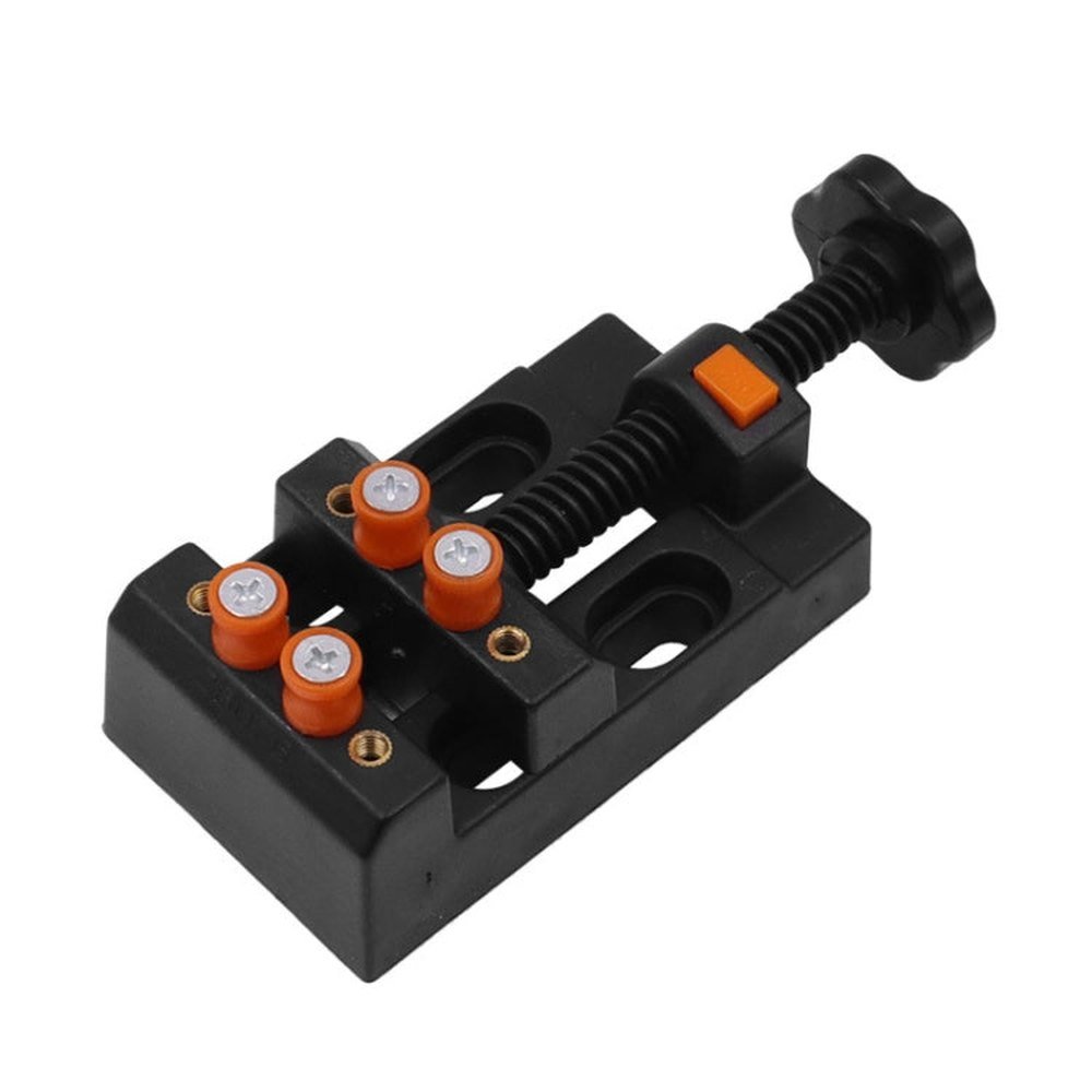 Eight - Hole Mini Flat Bench Vise Bodhi Beads Walnut Fixture, Black, Orange, Yellow, Red, White - laboratorydeal