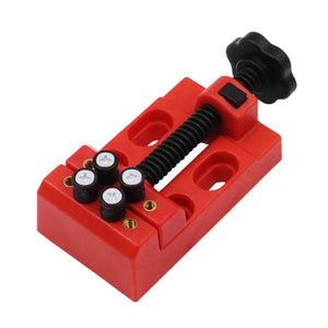 Eight - Hole Mini Flat Bench Vise Bodhi Beads Walnut Fixture, Black, Orange, Yellow, Red, White - laboratorydeal