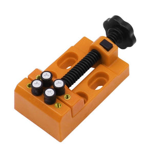 Eight - Hole Mini Flat Bench Vise Bodhi Beads Walnut Fixture, Black, Orange, Yellow, Red, White - laboratorydeal