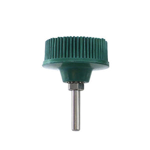 Electric Drill Disc Brush Emery Deburring Polishing Rubber Sanding Brush, Style:, 2 Inch Green, 3 Inch Green, 2 Inch Yellow, 3 Inch Yellow, 2 Inch White, 3 Inch White - laboratorydeal