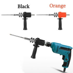 Electric Drill to Electric Hammer Conversion Head Electric Hammer Modification Accessories, Orange, Black - laboratorydeal