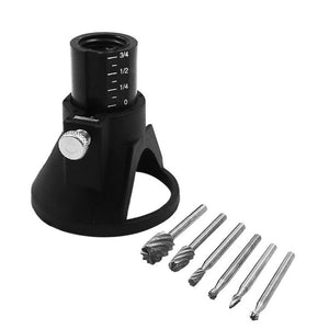 Electric Grinder Locator Milling Cutter Multi - rotation Tool Cutting High Speed Steel Router Drilling Tool, Locator Milling Cutter - laboratorydeal