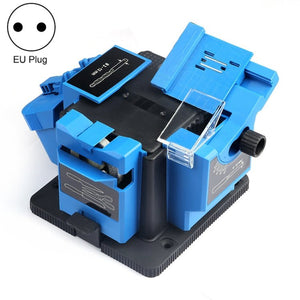 Electric Household Knife Sharpener Scissors Fruit Knife Drill Bit Sharpener, Blue EU Plug, Blue US Plug - laboratorydeal