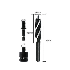 Electric Wrench Hole Opener Woodman Door Lock Rhinestone Drill Template Rejection Drill Bit, Model: 16mm, 16mm, 18mm, 20mm, 22mm, 25mm - laboratorydeal