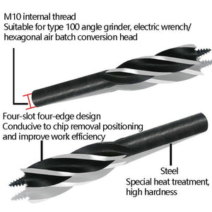 Electric Wrench Hole Opener Woodman Door Lock Rhinestone Drill Template Rejection Drill Bit, Model: 16mm, 16mm, 18mm, 20mm, 22mm, 25mm - laboratorydeal