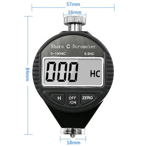 Electronic Digital Display Hard Meter Plastic Rubber Silicone Tire Hardness Meter, 0-100HA A, 0-100HC C, 0-100HD D