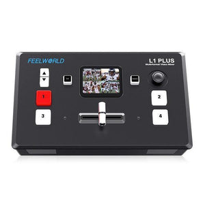 FEELWORLD L1 PLUS Multi - camera Video Mixer Switcher Touch Screen PTZ Control USB3.0 Fast Streaming Switcher, L1 PLUS - laboratorydeal