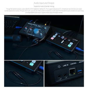 FEELWORLD L1 PLUS Multi - camera Video Mixer Switcher Touch Screen PTZ Control USB3.0 Fast Streaming Switcher, L1 PLUS - laboratorydeal