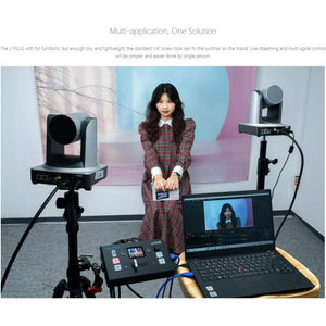 FEELWORLD L1 PLUS Multi - camera Video Mixer Switcher Touch Screen PTZ Control USB3.0 Fast Streaming Switcher, L1 PLUS - laboratorydeal