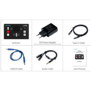 FEELWORLD L1 PLUS Multi - camera Video Mixer Switcher Touch Screen PTZ Control USB3.0 Fast Streaming Switcher, L1 PLUS - laboratorydeal