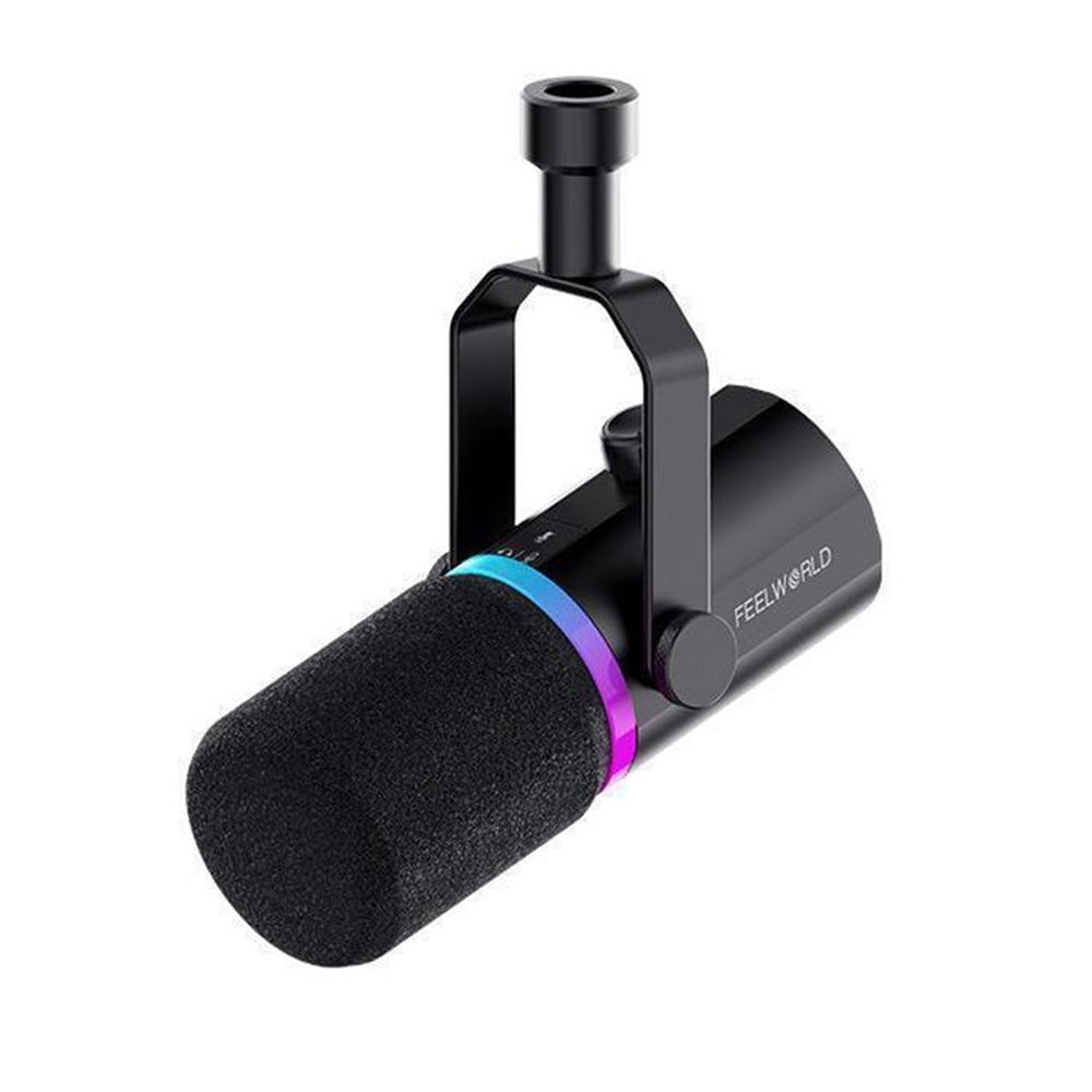 FEELWORLD PM1 XLR/USB Dynamic Microphone for Podcasting Recording Gaming Live Streaming, PM1 - laboratorydeal