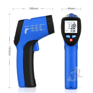 FLUS IR-801H -50~350℃Laser Infrared Mini Handheld Portable Digital Electronic Outdoor Non-contact Thermometer, IR-801H