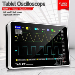 FNIRSI 1013D 1GS Sampling Dual Channel 100M Bandwidth Digital Oscilloscope, US Plug, 1013D