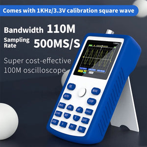 FNIRSI 1C15 Handheld Mini Portable Digital Oscilloscope, 1C15 With EU Plug