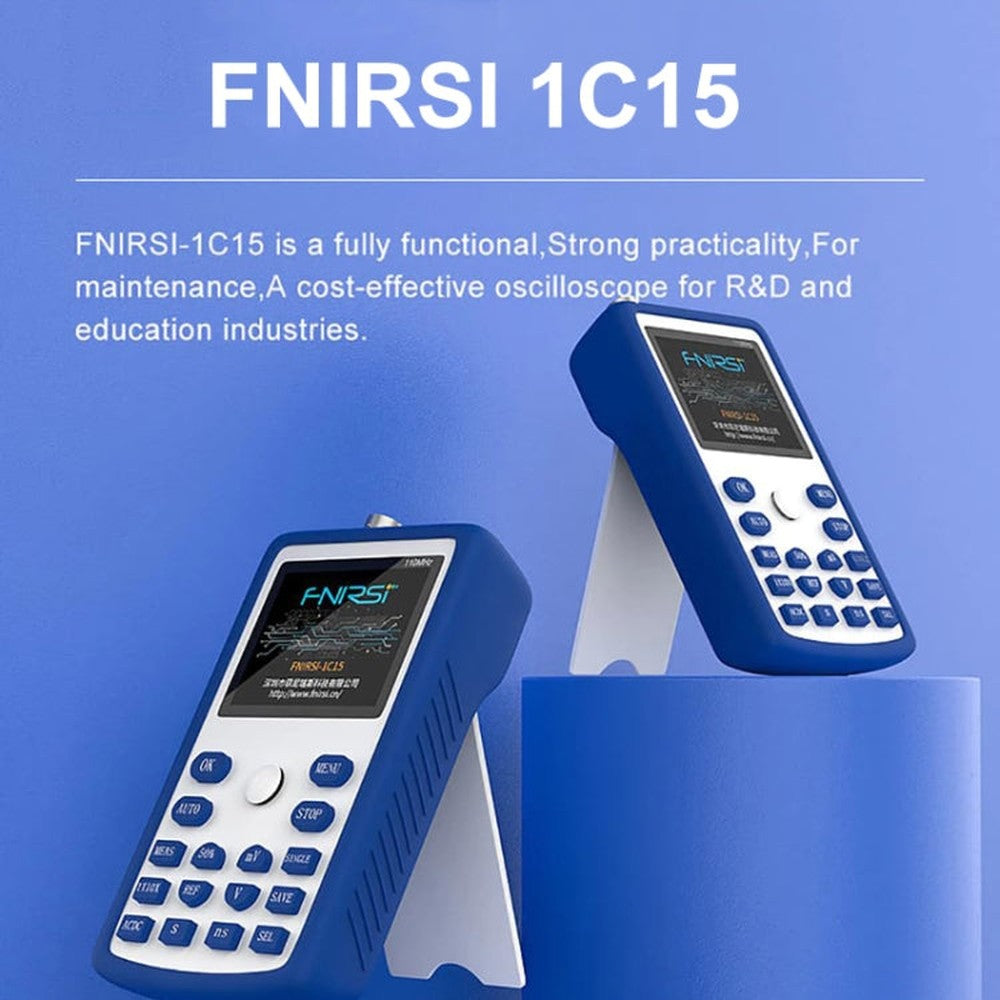 FNIRSI 1C15 Handheld Mini Portable Digital Oscilloscope, 1C15 With EU Plug