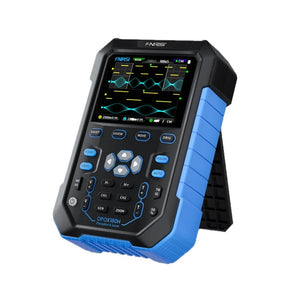 FNIRSI 2 In 1 Small Handheld Fluorescence Digital Dual-Channel Oscilloscope, US Plug, Yellow, Blue
